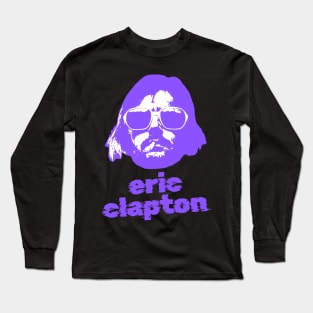 eric clapton ||| 70s sliced style Long Sleeve T-Shirt